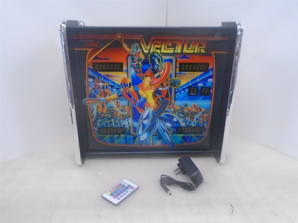 Bally Vector Pinball Head LED Display light box