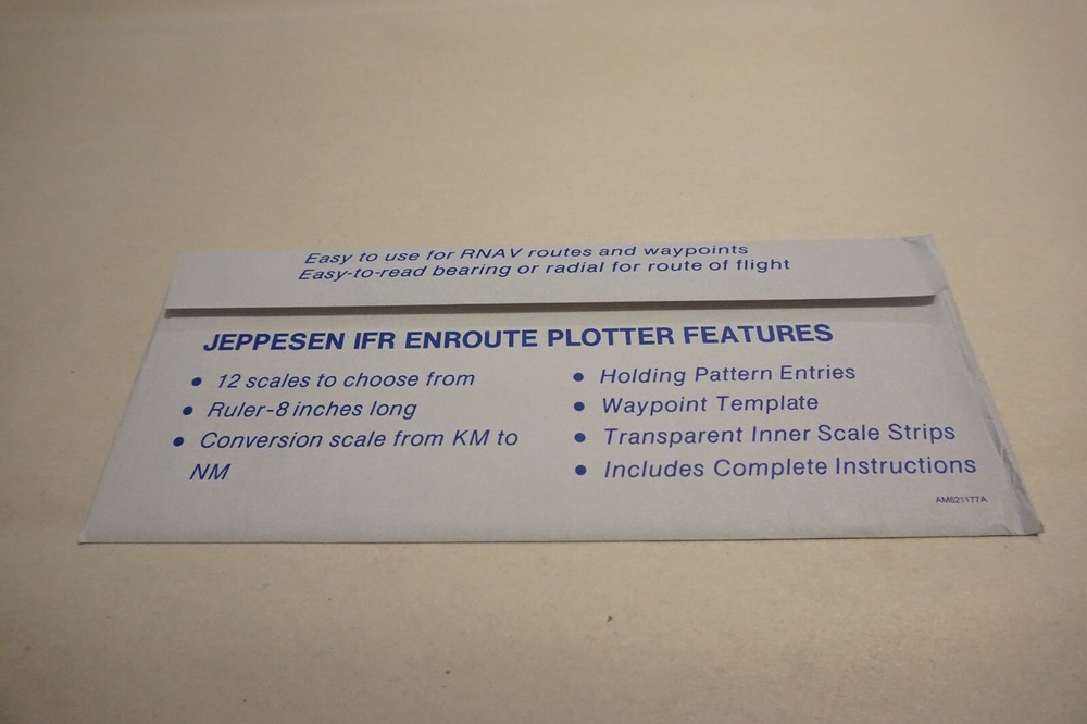 JEPPESEN IFR ENROUTE PLOTTER Model # PV-5 