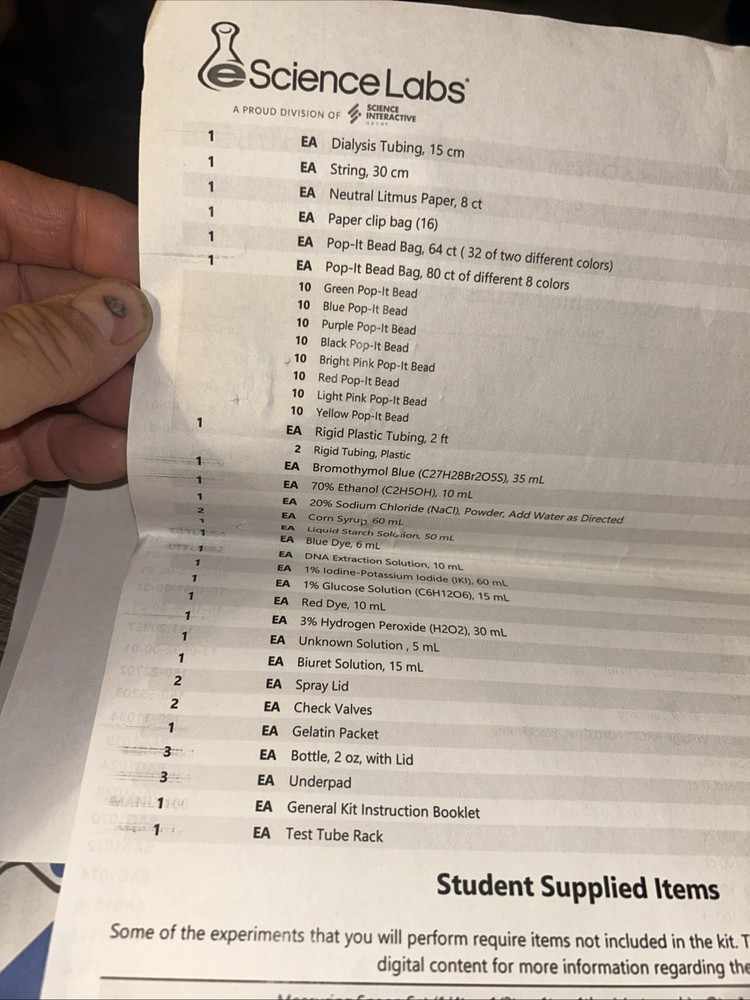 science Interactive Biology Kit1171 . New Unused !!!