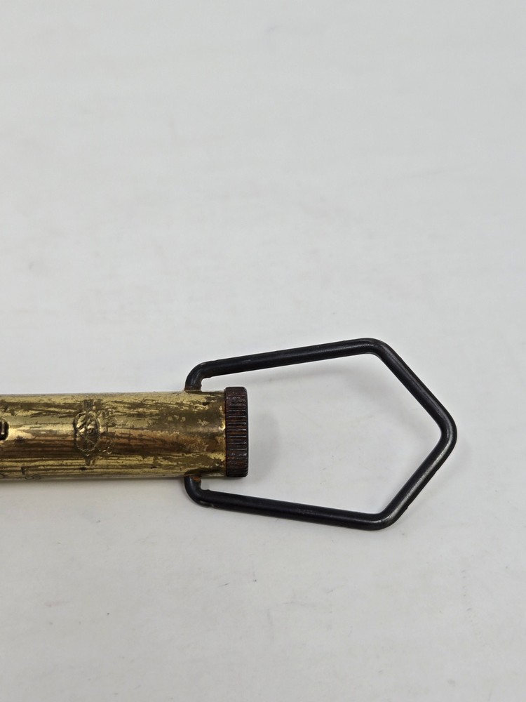 Vintage Brass Spring Salter Pull Down Hanging Scale