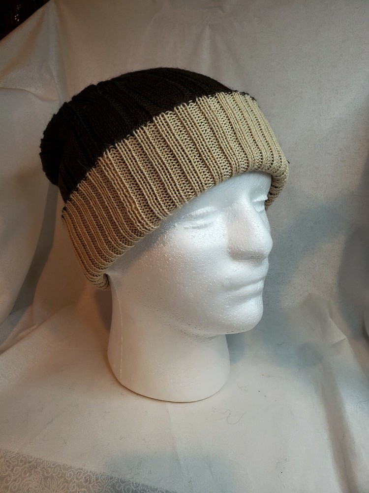 Reversible Cabled 100% Alpaca Knit Hat