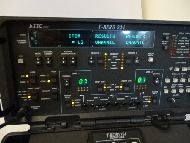 T-BERD 224 TTC ACTERNA JDSU PCM TESTER ANALYZER