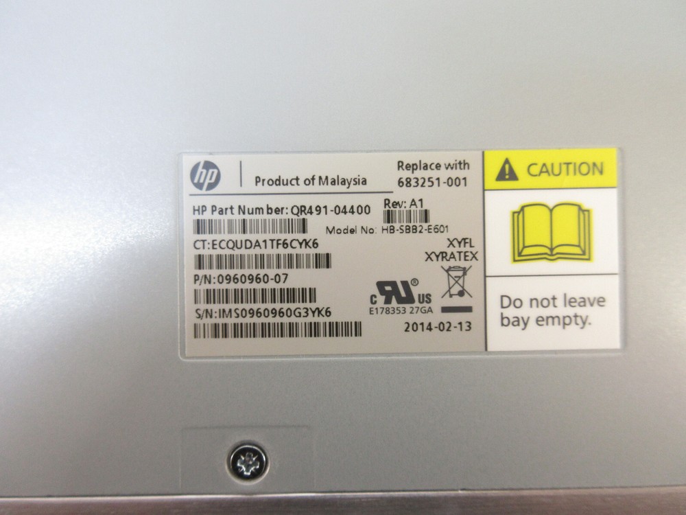 HP StoreServ 8000 3PARA-ST1112 24-Bay Storage Array w/ 2x Controller, 2x PSU