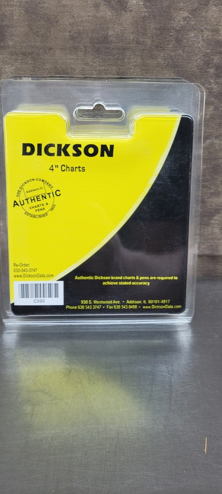 Dickson C090 4" Charts (60/pk)