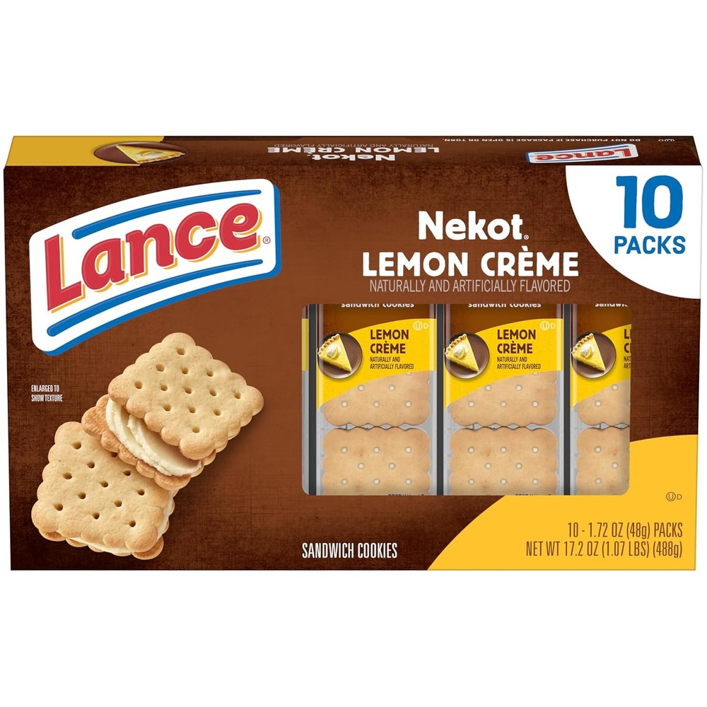 Lemon Creme Cookies Lance Snack Packs