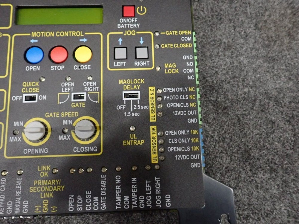 MAXIMUM CONTROLS Matrix 3 Gate Operator PCB Control Main Board, No Box