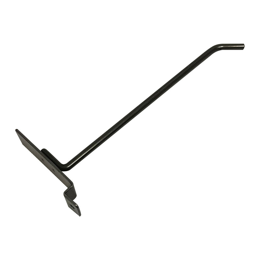 8" Raw Steel Slatwall Panel Hooks Display Hooks,Single Rod Hooks - Pack 24