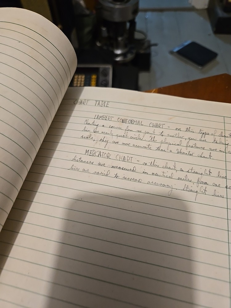 Vintage Air Navigation Notebook