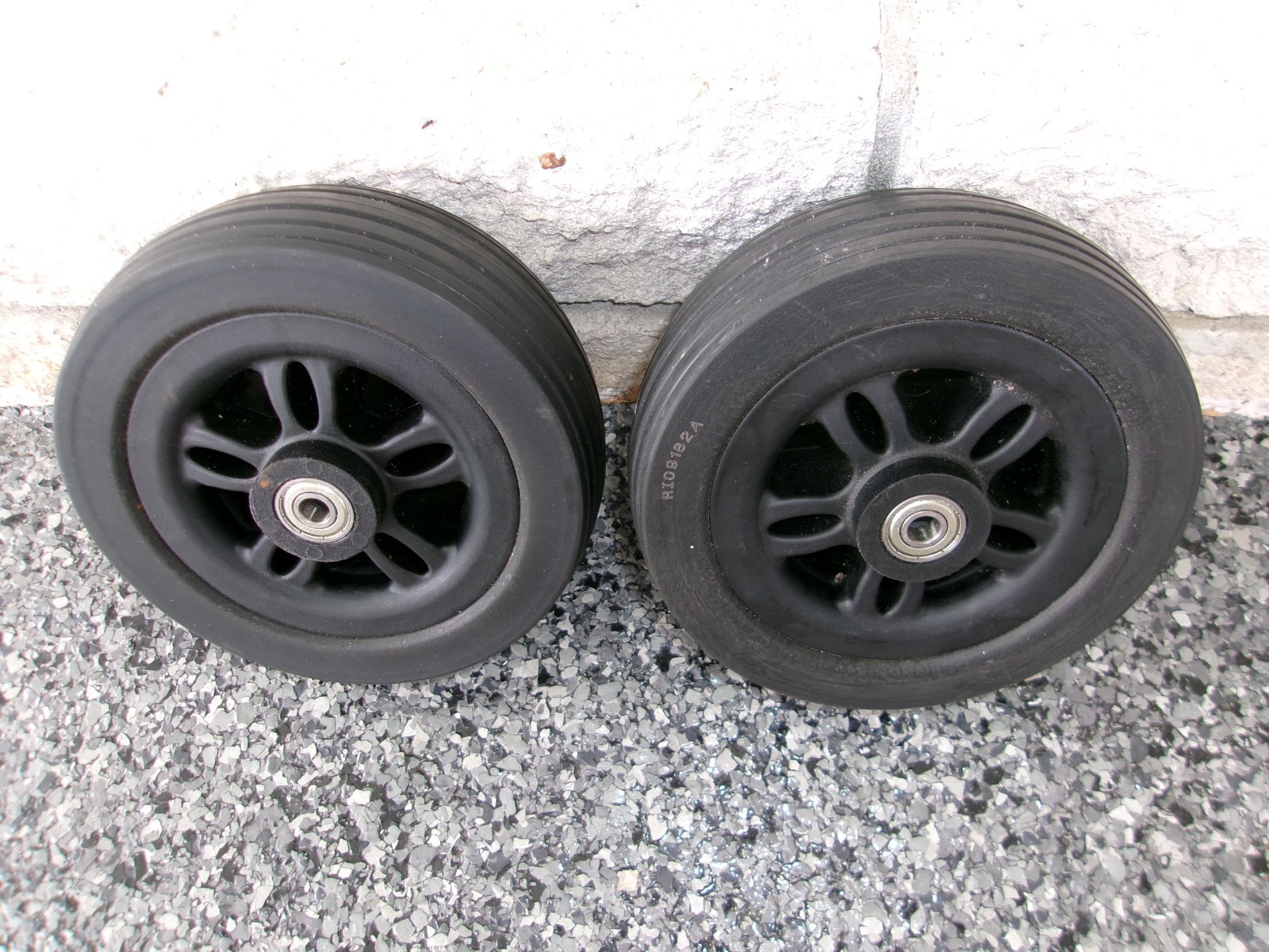 Pair of Front Anti Tip / Rear Caster Wheels for Jazzy 614 & 614HD # 6176