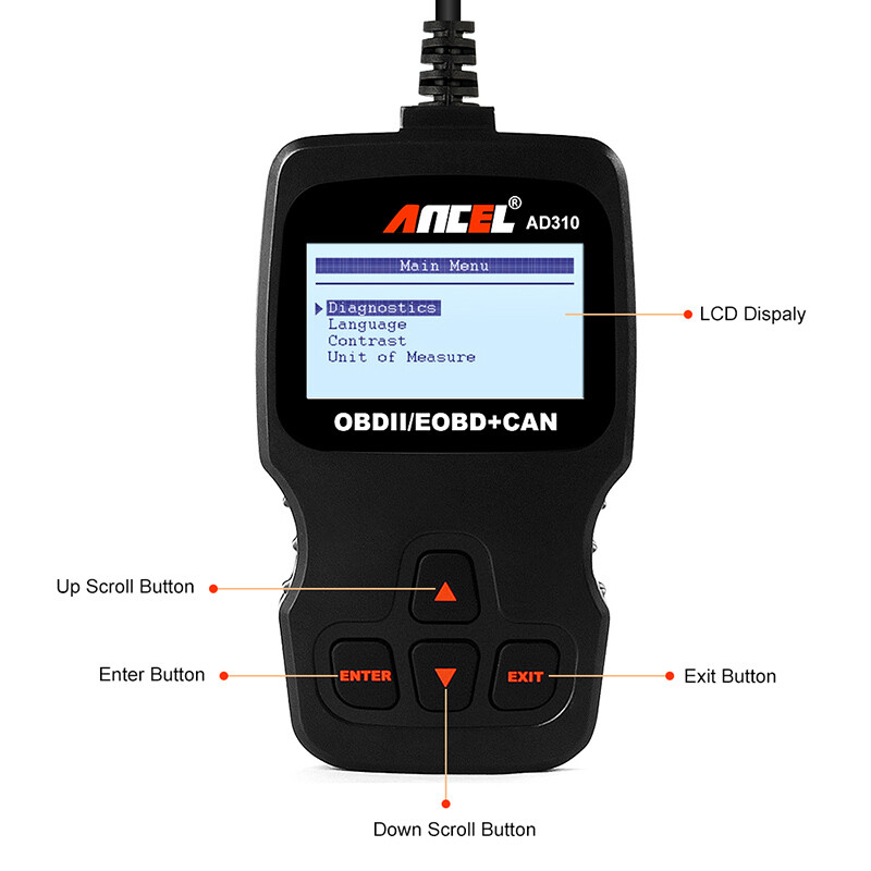 Ancel AD310 Car OBD2 Scanner Code Reader Auto Diagnostic Tool Check Engine Fault