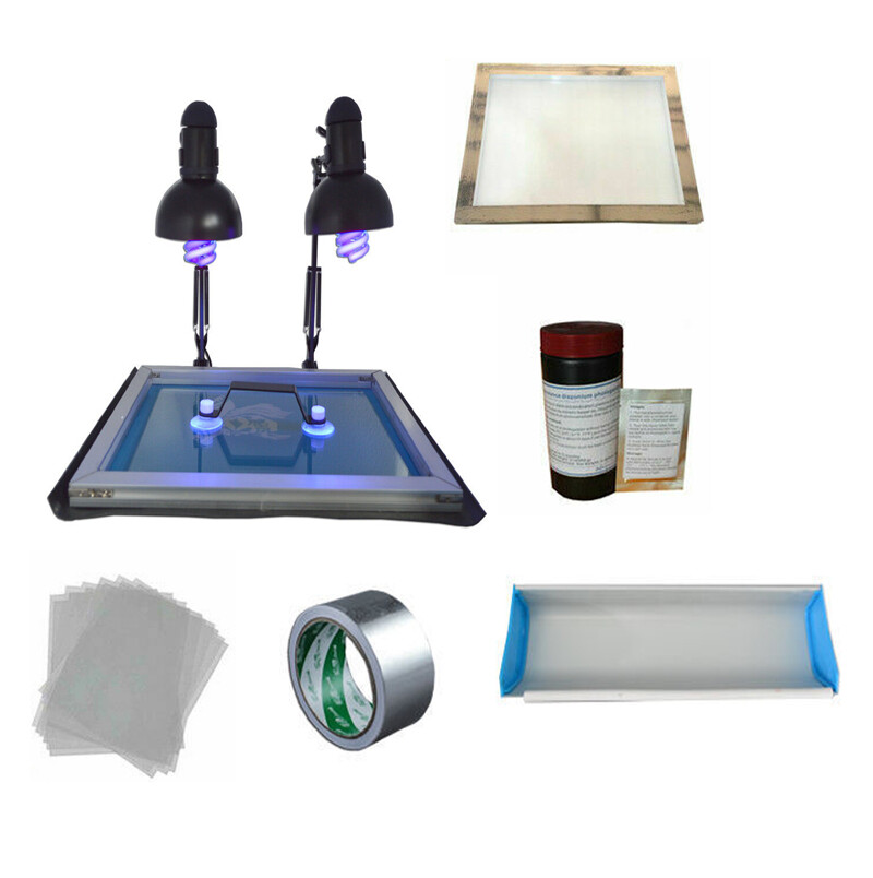 Plate Making Kit:Simple Screen Plate Making Kit Tabletop Working T-shirt 006960