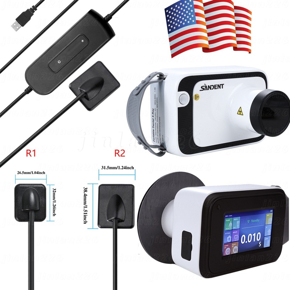 Dental X Portable Rayos Digital Machine Imaging System + Scatter Shield / Sensor