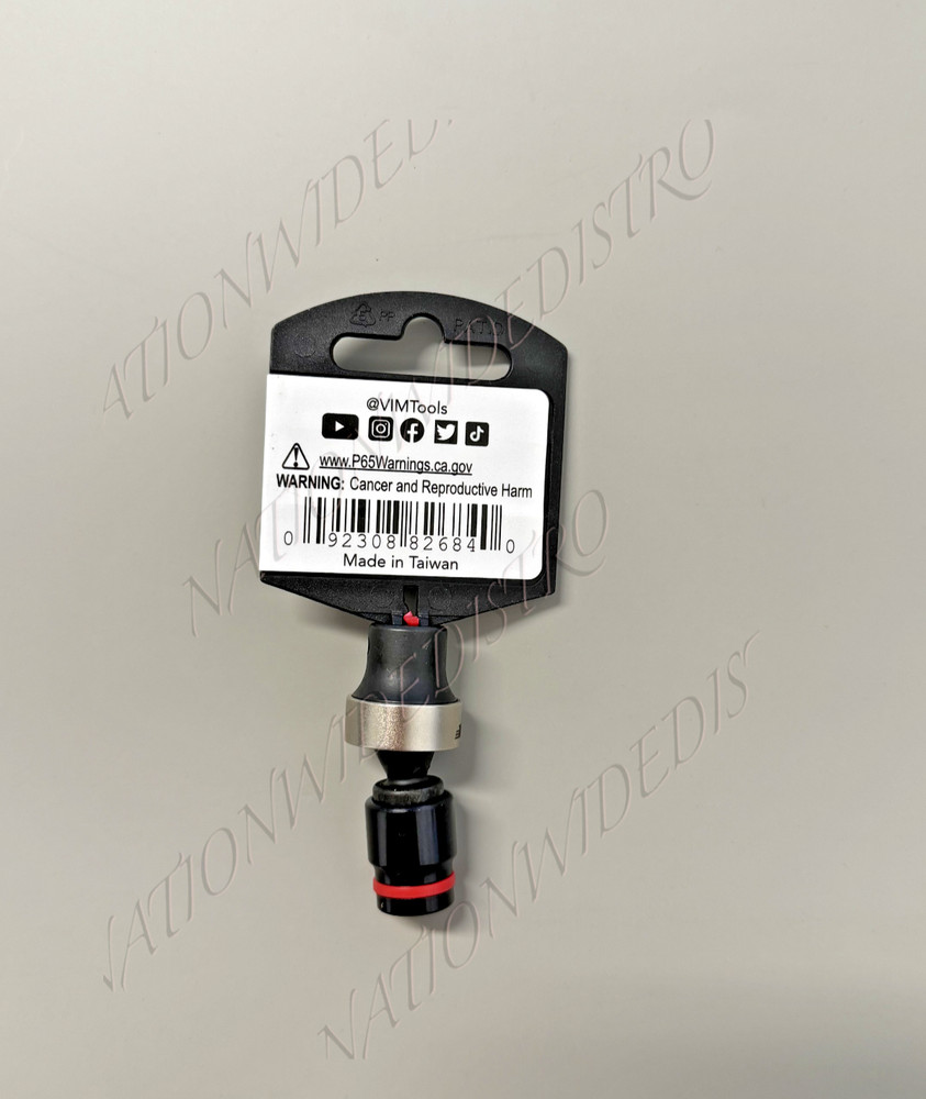 NEW VIM Tools UPH4 1/4" Drive Universal Joint Locking Power Hex Bit Holder