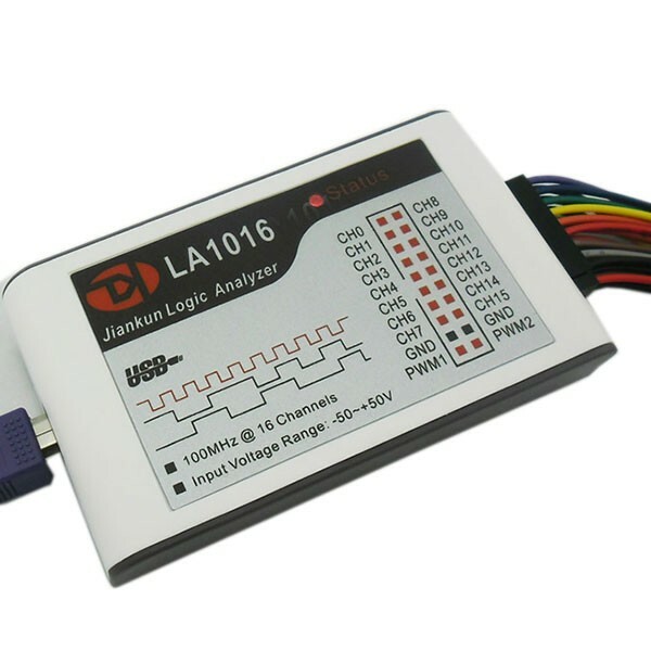 LA5016 USB Logic Analyzer 16Channels 500MHz Sampling 5G Sample Depth PWM Output