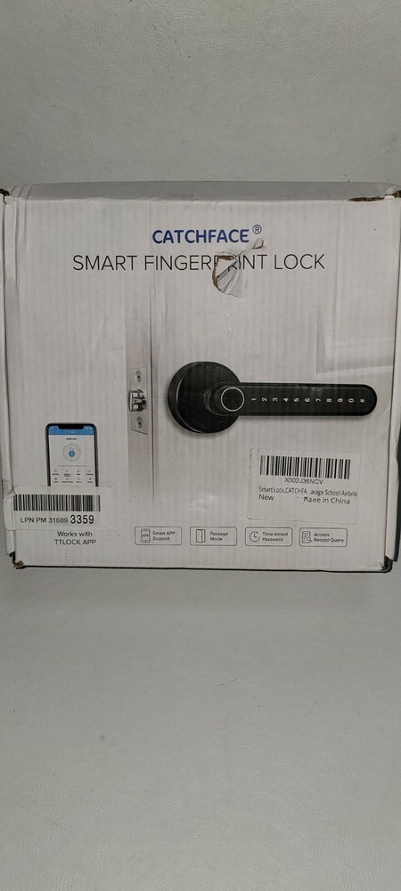 Smart Lock - CATCHFACE Fingerprint Door Lock Keyless Entry