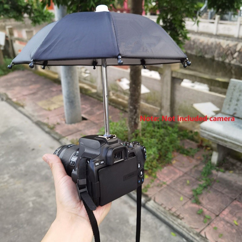 Black Hot Shoe Interface Composite Material Camera Umbrella Protection Umbrella;