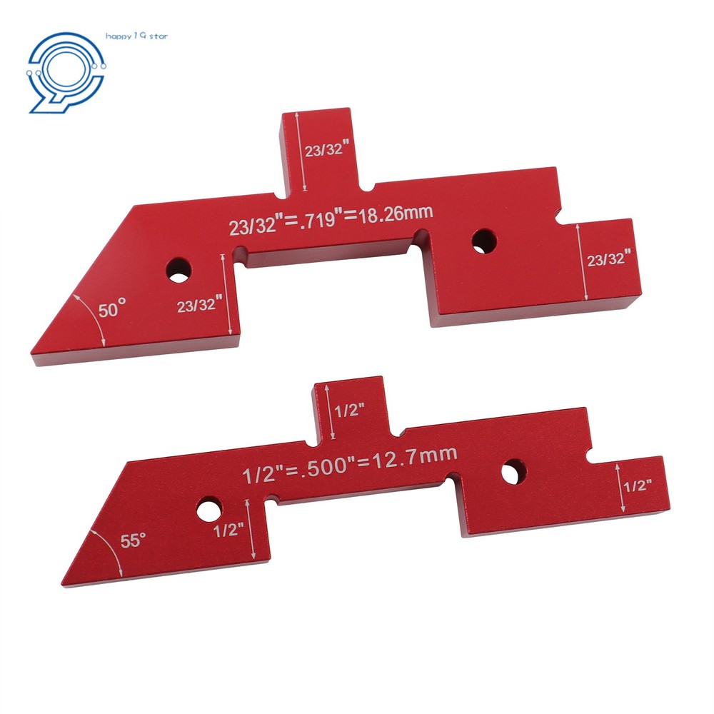 Router Table Setup Bars 14 Pcs Precision Aluminum Setup Blocks Height Gauge