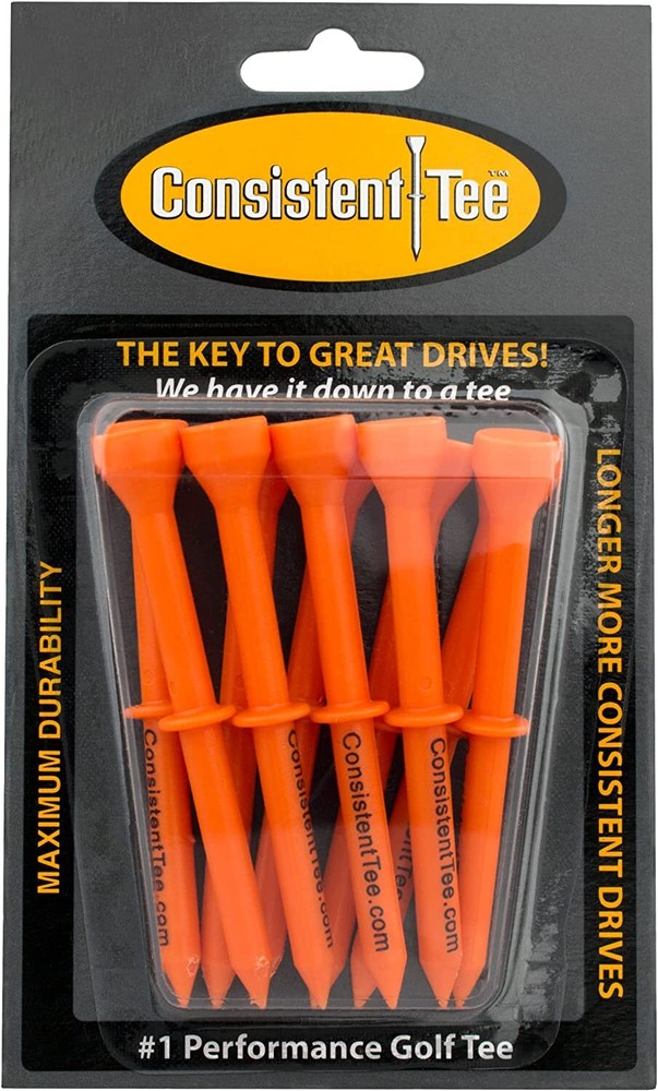 Consistent Tee Golf Tees - 10 pack Golf Tees - Pick Color! - 3.25"