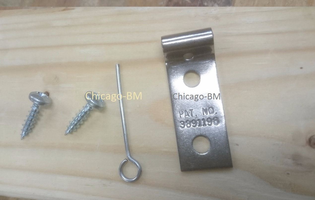 Zig Zag Spring Clips/Bracket Repair Kit + Screws-Upholstery Supplies-Made In USA