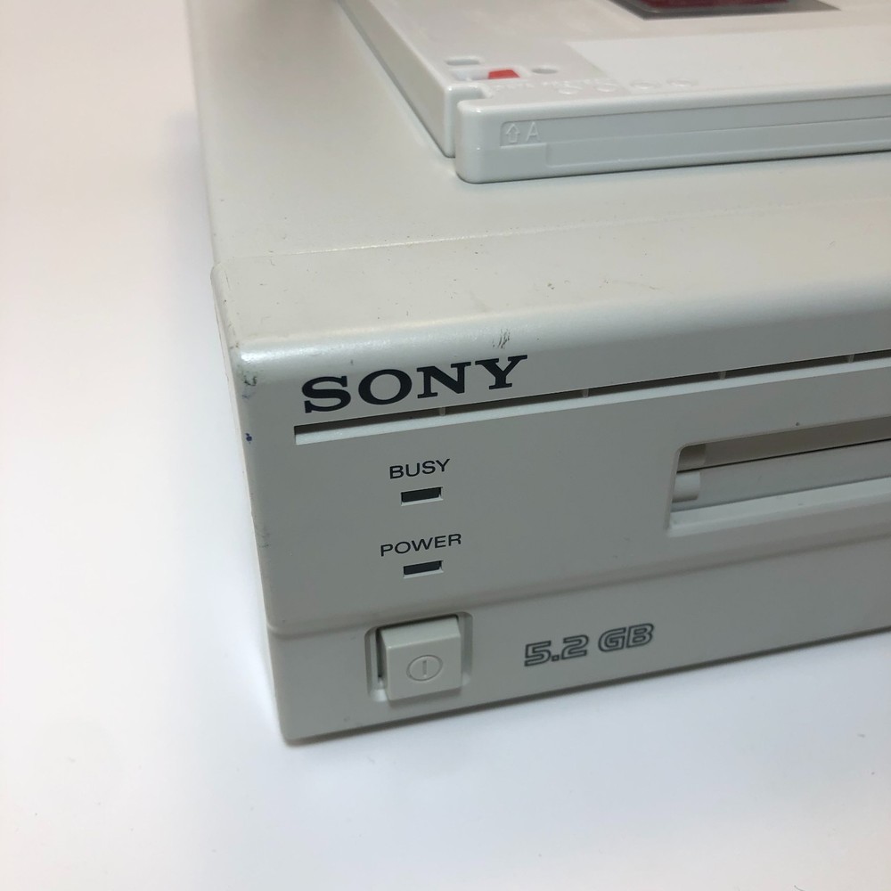 Sony RMO-S551 External MO Disk Drive Unit SCSI Untested (For Parts)