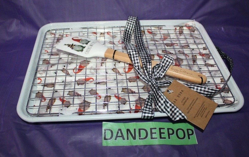 Cheers Witches Rae Dunn Baking Set Pan Spatula Grate Liners