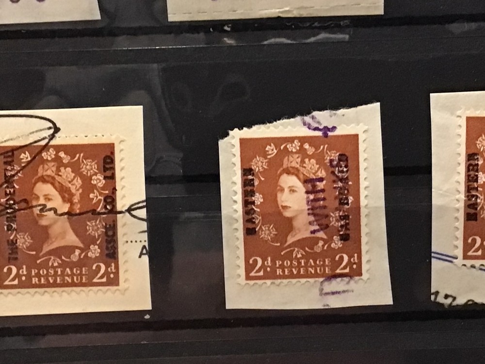 Great Britain Wildings overprints stamps Ref A97