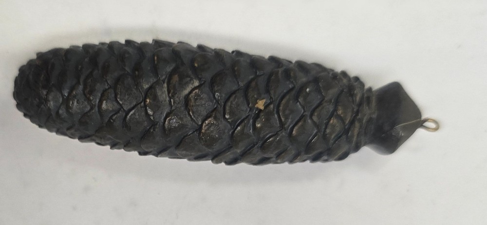 Vintage Cuckoo Clock Pinecone Weight Black Forest Style Replacement Part