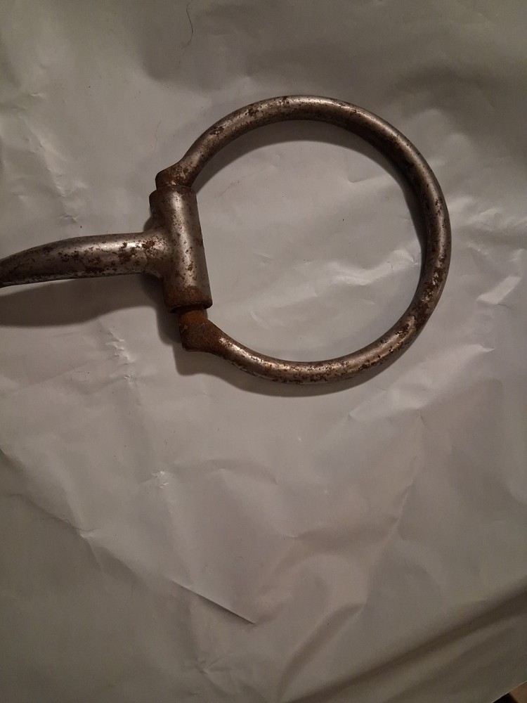 Snaffle Bit 5" D-Ring Heavy 10.4 Oz 3" Rings Copper Inlay