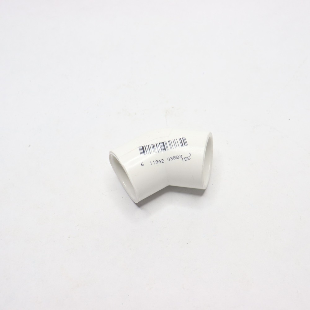 Charlotte 45 Degree Socket x Socket Elbow Fitting PVC 3/4" x 3/4"