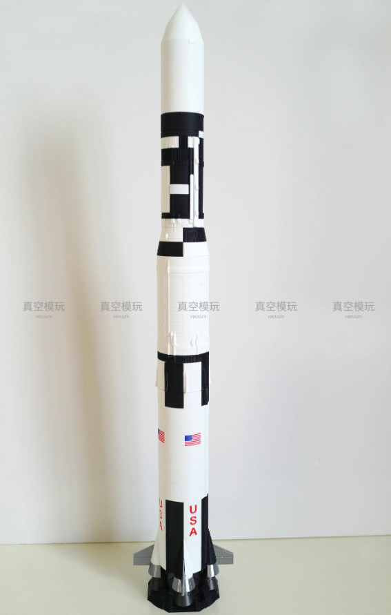 1/200 Scale Apollo Saturn V Skylab Rocket 3D Model Painted Finished Model Gift