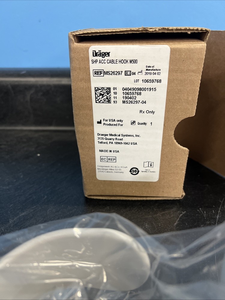 Drager Ms256297 Acc Cable Hook M500