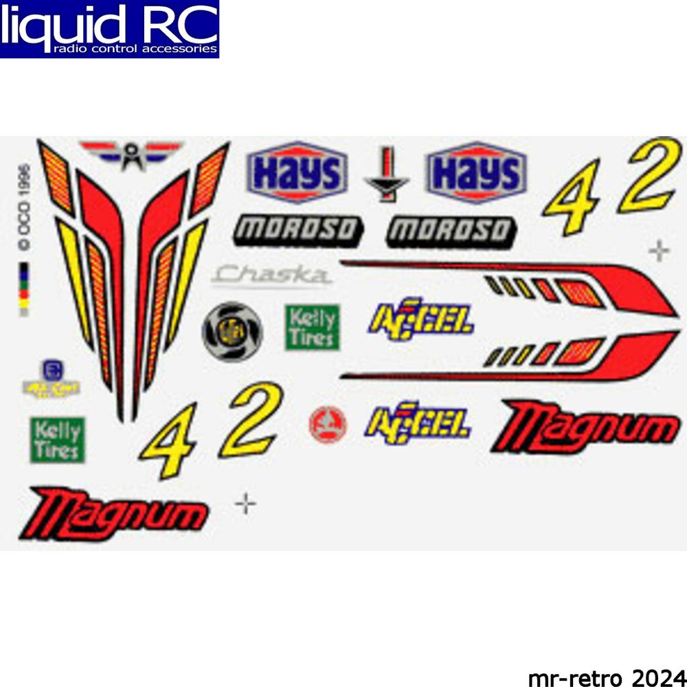 Pinecar 310 Dry Transfer Decals Magnum