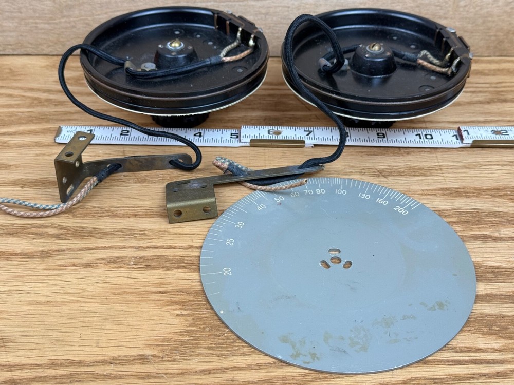 Antique Northrup Panel Knobs Parts Military Equip Radio Variable Dial