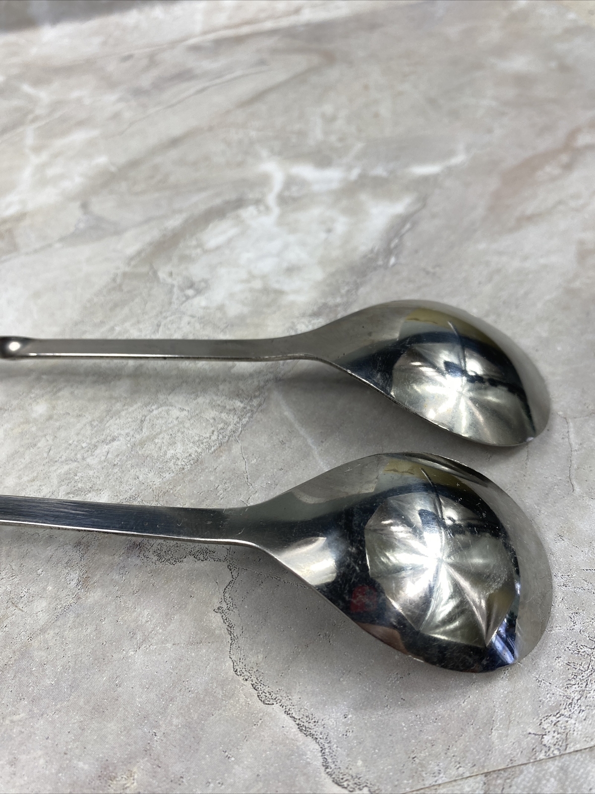 12” Stainless Red End Bar Spoon Twisted Handle Cocktail Stirrer Lot of 2