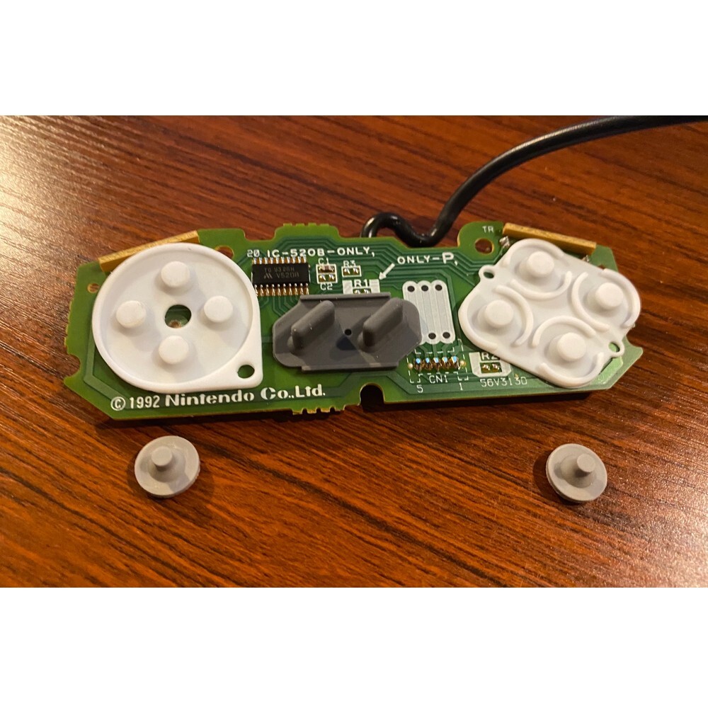 Super Nintendo SNES SNE Silicone Rubber Button Conductive Pad Controller Gamepad