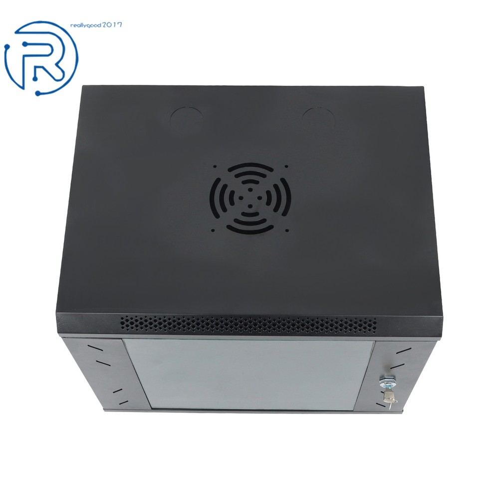 1PC 9U Server Rack Enclosure Maximum depth 15.5" wall mount network With Locks