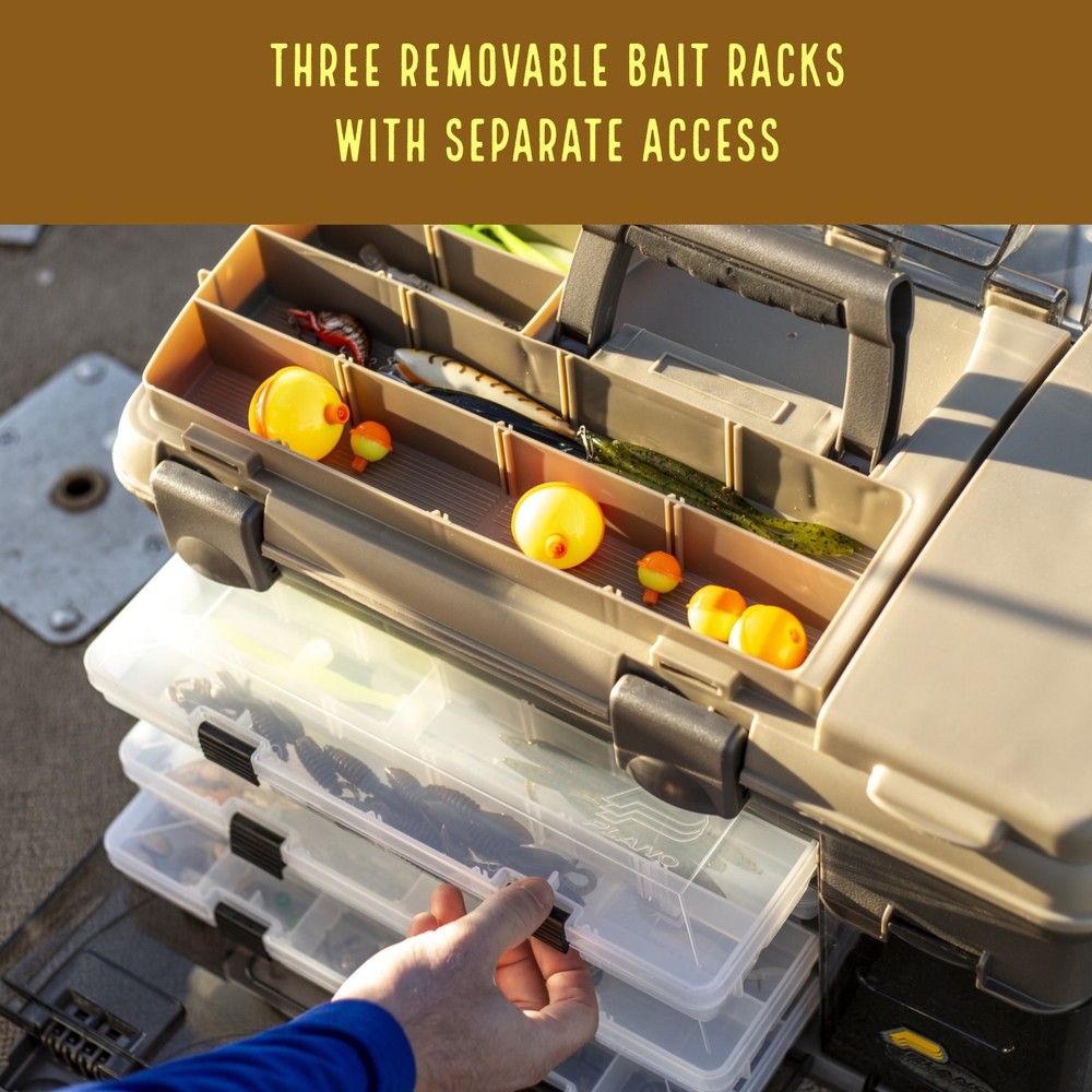 Fishing Guide Series Five Utility Pro System Tackle Box Graphite / Sandstone