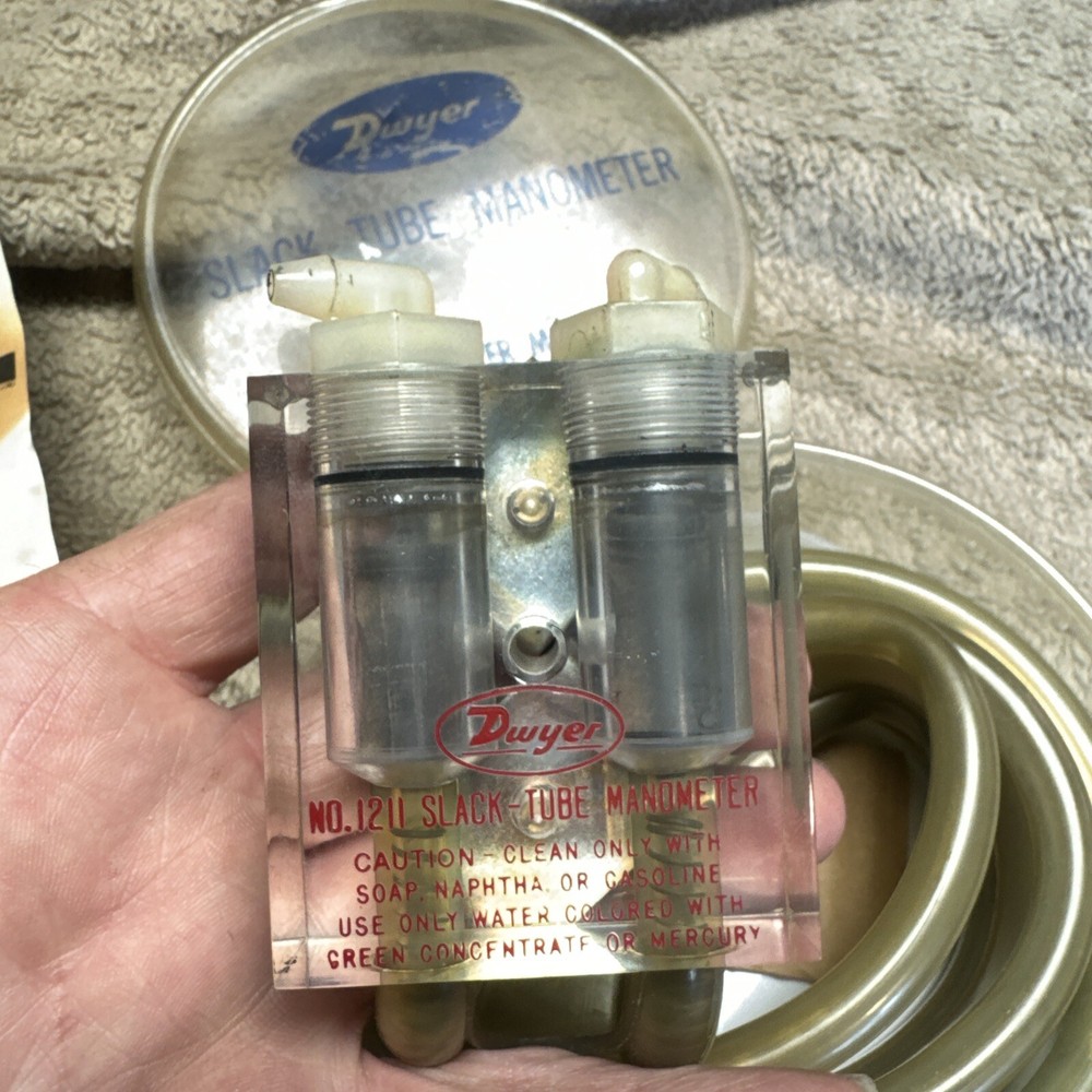 Dwyer Instruments Slack Tube Manometer Model: 1211