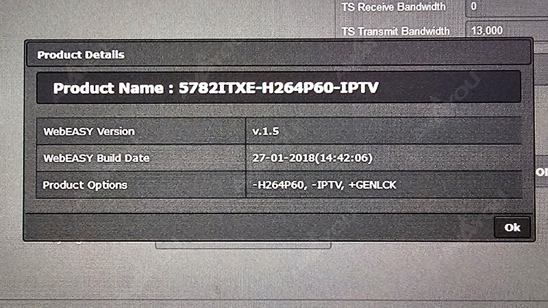 Evertz 5782ITXE-H264P60-IPTV IPTV Encoder Decoder Platform +3RU for 570FR