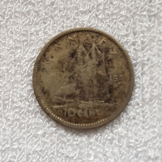 Canada 10 CENT Silver Coin 1941