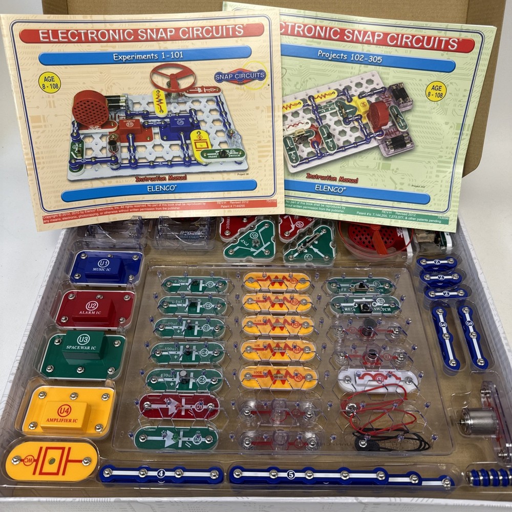 Elenco Electronic Snap Circuits Model SC-300 Project Kit Complete