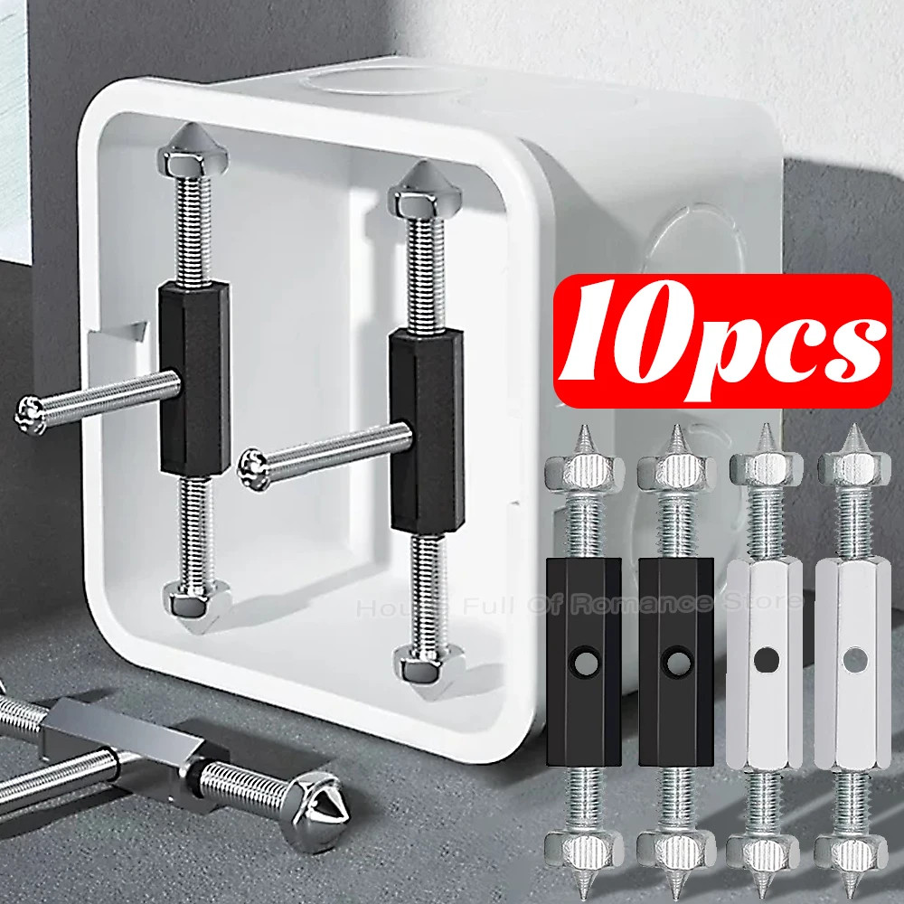 Wall Switch Socket Cassette Repair Kit Universal Insulate Socket Box Screw