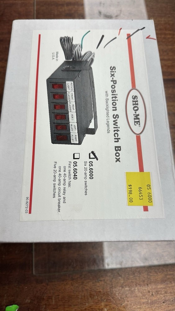 Sho-me 05.6000 Switch Box Six Function