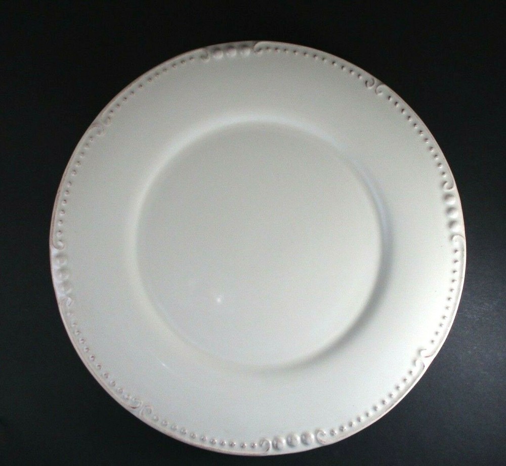 SKYROS ISABELLA LINEN CHARGER / SERVICE PLATE - 12 3/4"  0809H