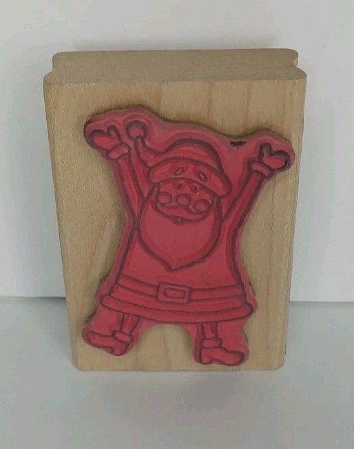 Stampabilities Jolly Santa Stamp GR1093