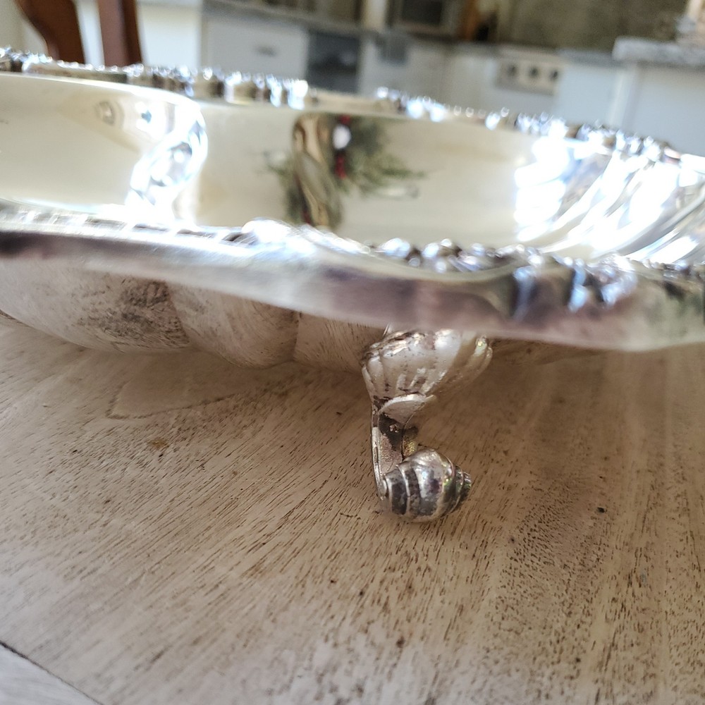 Vintage Silver Plated Serving Platter