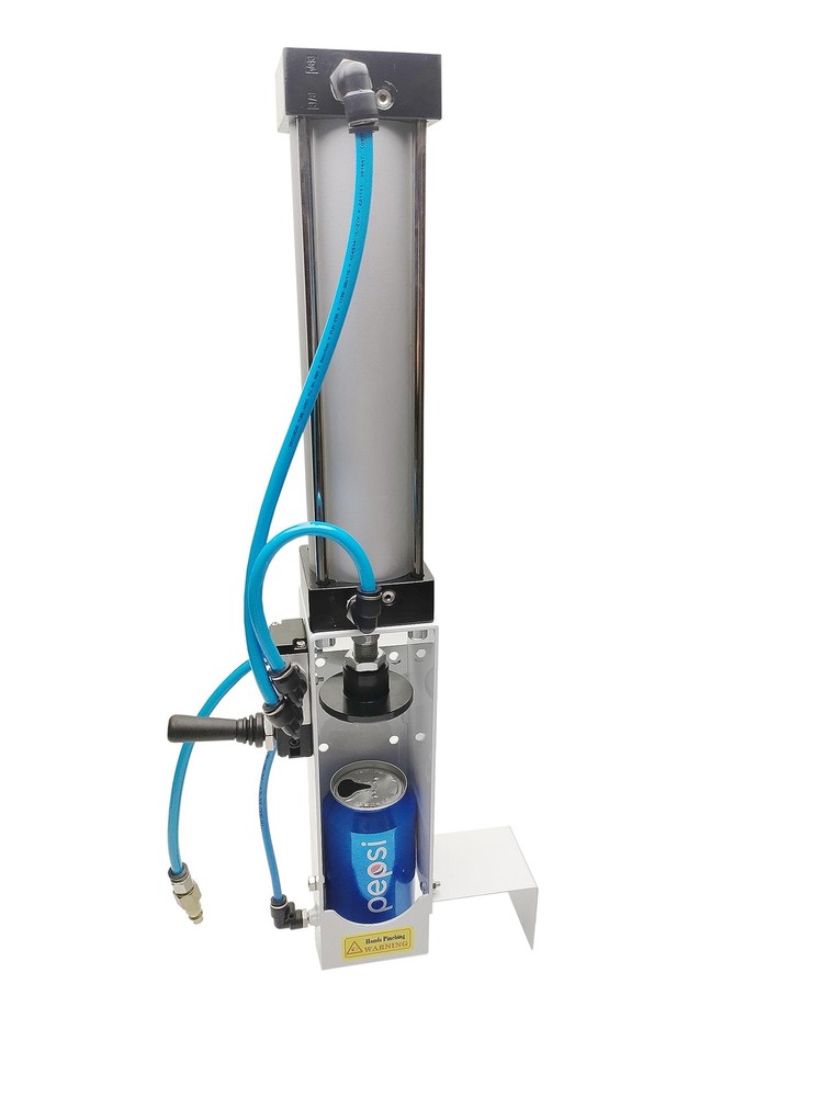 Auto Ejection Can Crusher Vertical Wall Mounted Can Crusher Heavy Duty Effici...