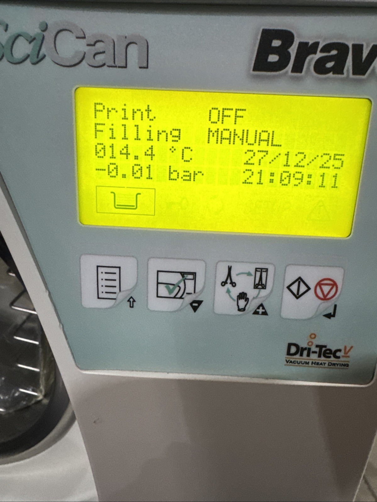 SciCan Bravo 21V Class B Autoclave 220V One Year Warranty