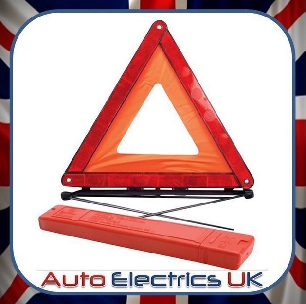 WARNING TRIANGLE EMERGENCY BREAKDOWN FOLDABLE SIGN HAZARD EU REFLECTIVE CAR NEW