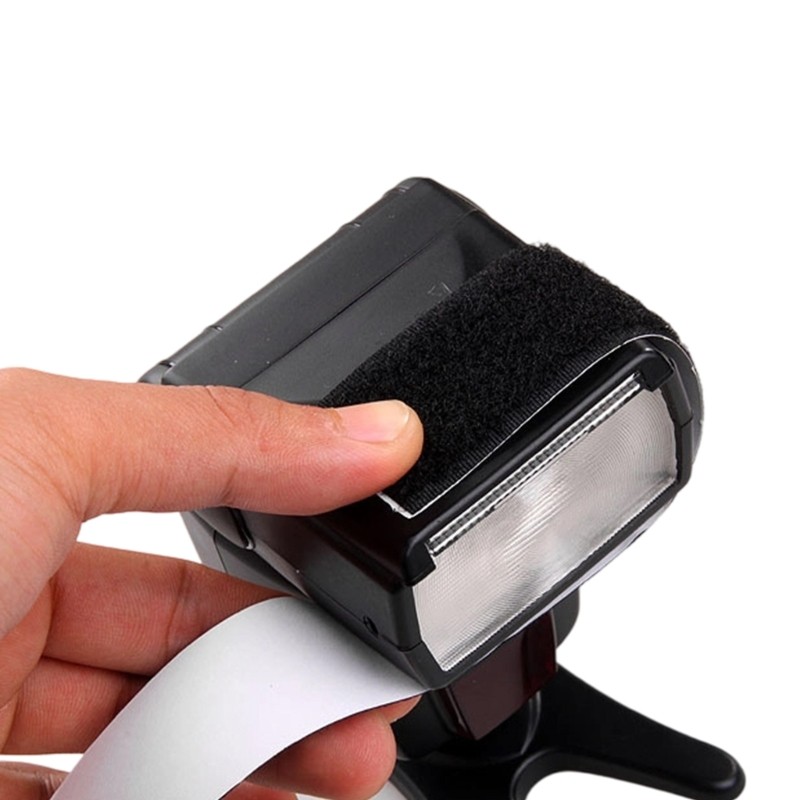 Flash Diffuser Softener Reduces Harsh Shadows for Studio Portrait Photography